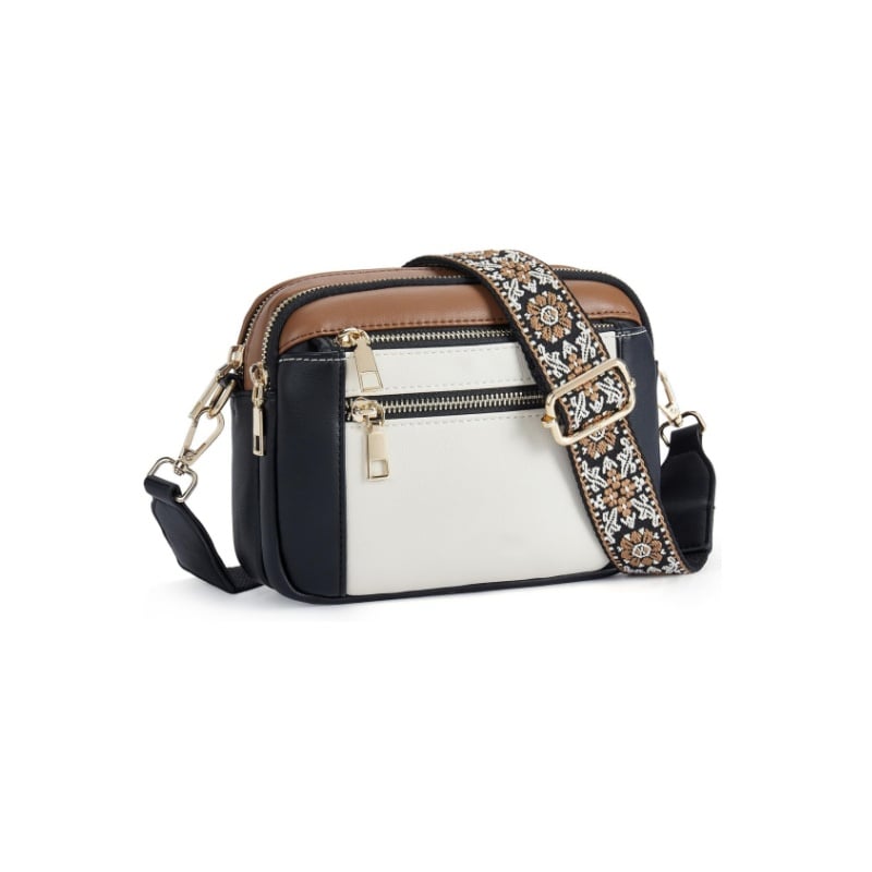 🎁Limited Sale 50% OFF👜Handmade Leather Crossbody with Colorful Straps