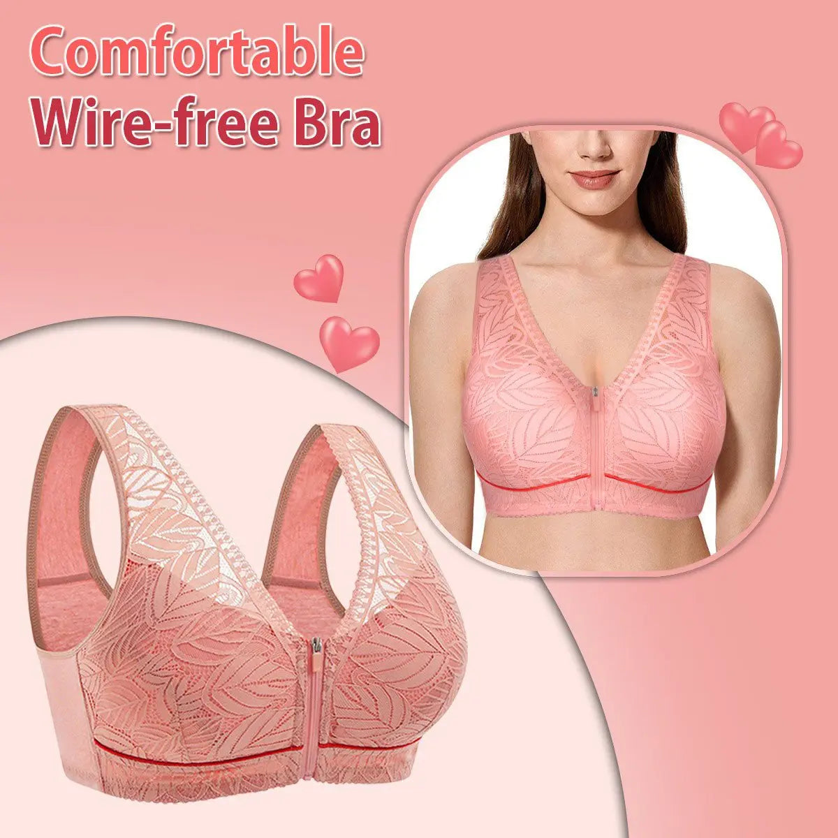 šŖāØ50% OFF Flash Saleš„ - Wireless Front Close Bras