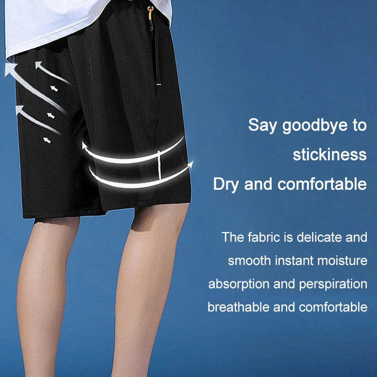 š„Hot Saleš„Unisex Ice Silk Quick Drying Stretch Shorts