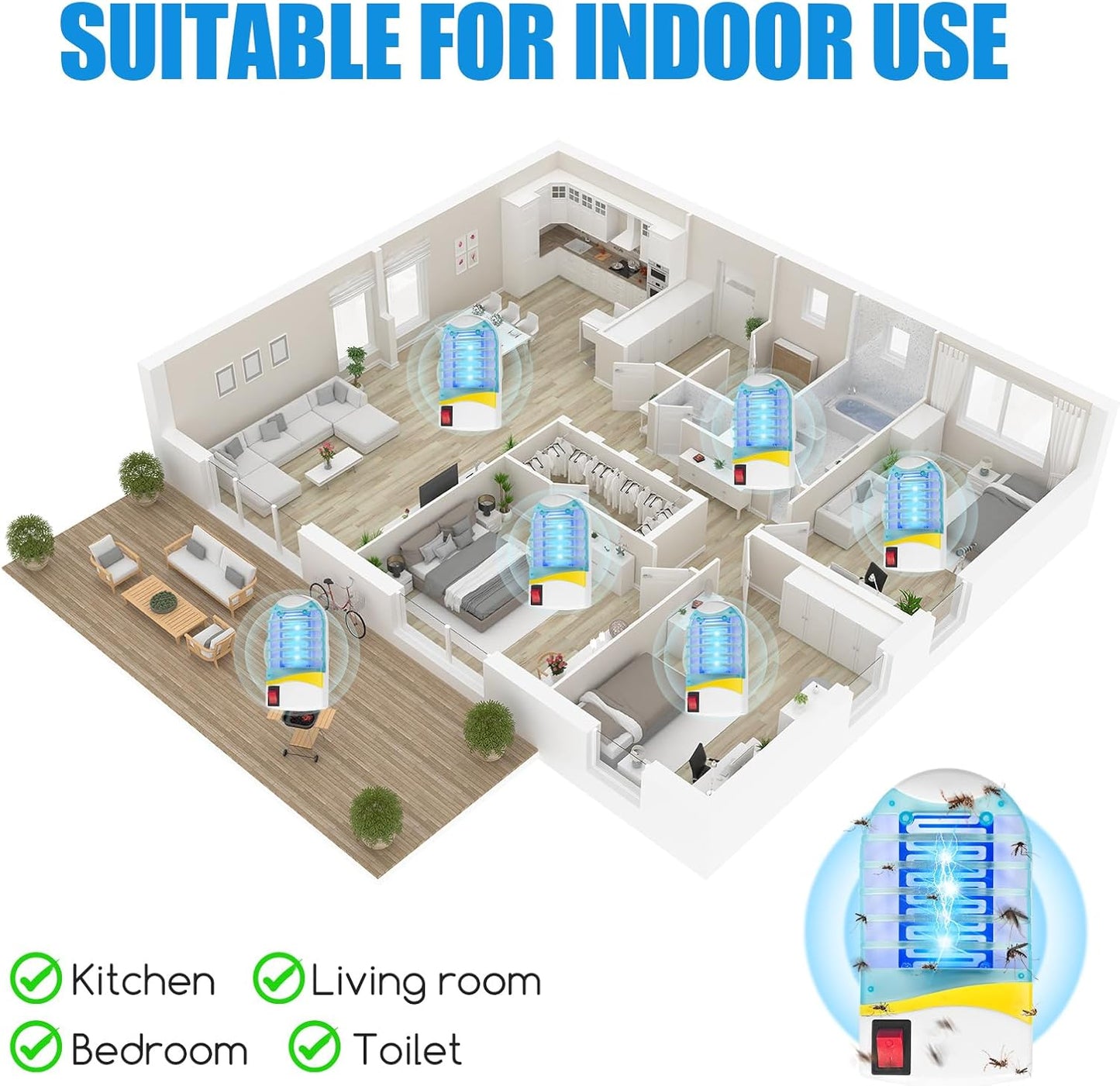 🔥LAST DAY🔥 -🦟Indoor Plug in Mosquito Killer Trap