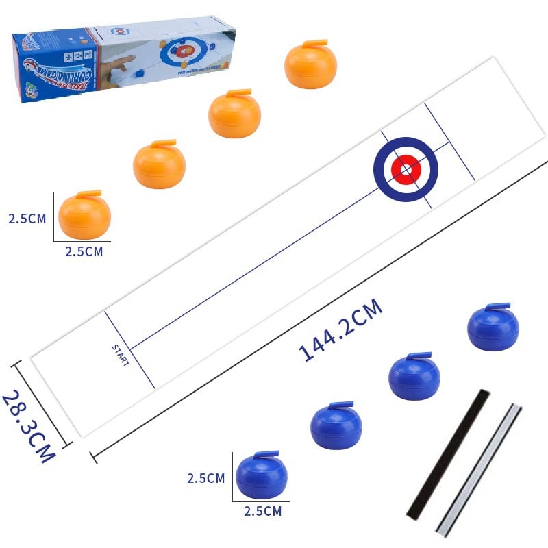 🎅Xmas Hot Sales 🔥 New Tabletop Family Curling Game