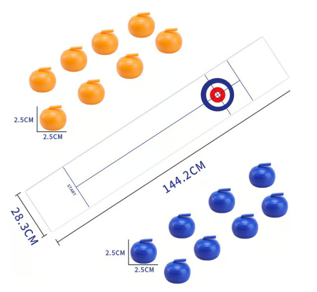 🎅Xmas Hot Sales 🔥 New Tabletop Family Curling Game