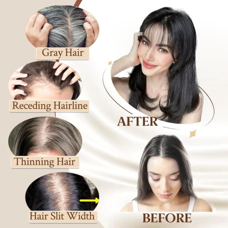 💥Limited Time Big Sale 49% OFF💥 Natural Hair Toppers with Bangs for Women(100% Natural Real Hair)