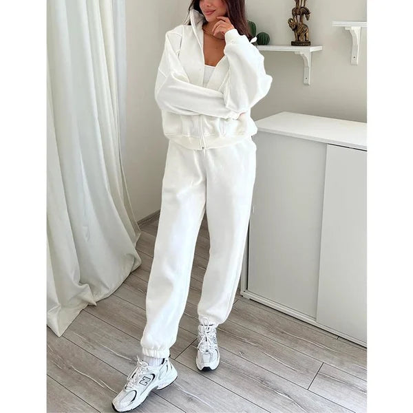 💕Hot Sale 50% OFF💕Triple Threaded High-Neck Casual Sportswear 2-piece set