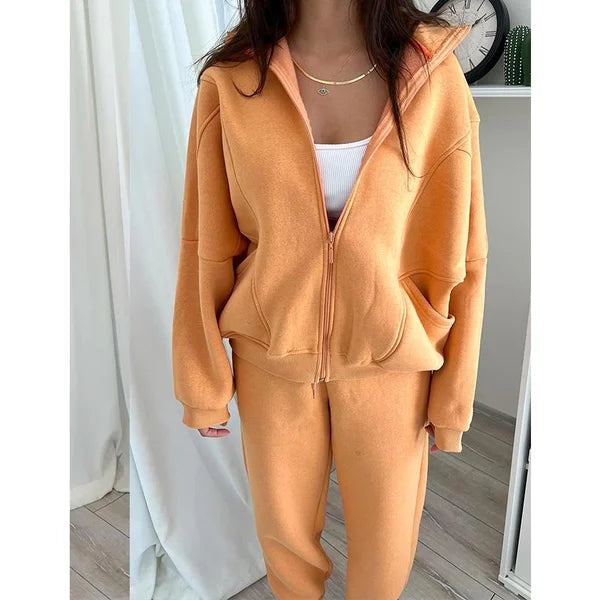 💕Hot Sale 50% OFF💕Triple Threaded High-Neck Casual Sportswear 2-piece set