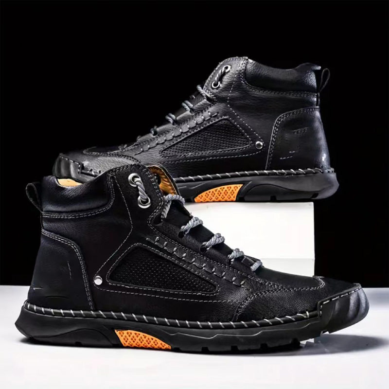 💥LAST DAY SALE 49% OFF💥Stylish Hand-Stitched Flat Sole Men's Boots