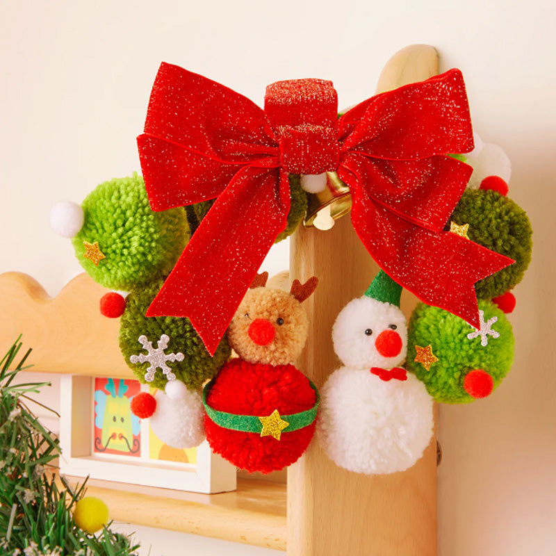 🎁Christmas promotion 49% OFF🎄Christmas Rotating Music 3D Puzzle & Craft Wreath