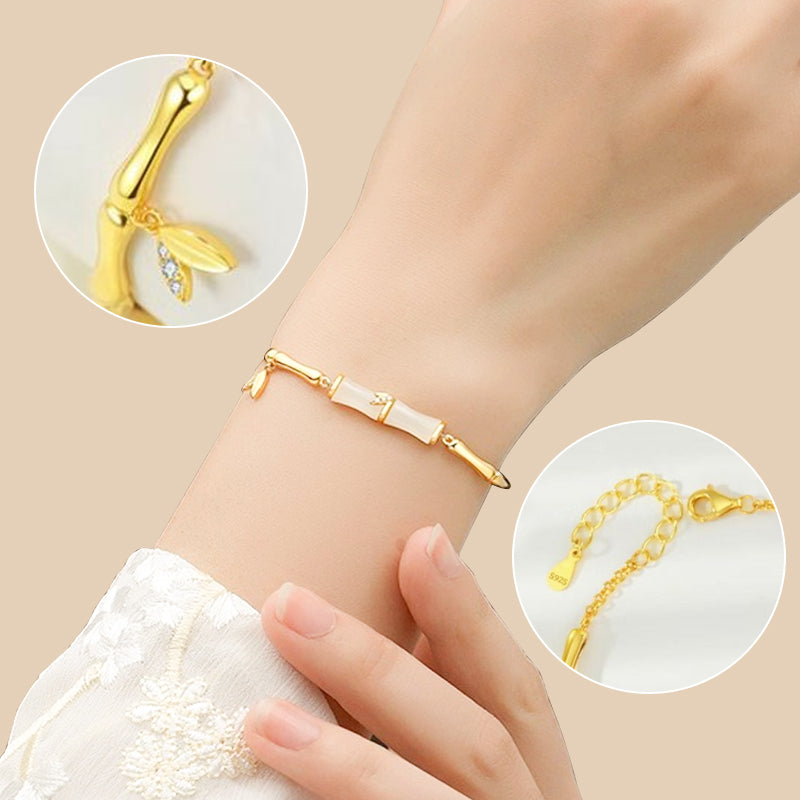 Women’s Bamboo Bracelet with Chain