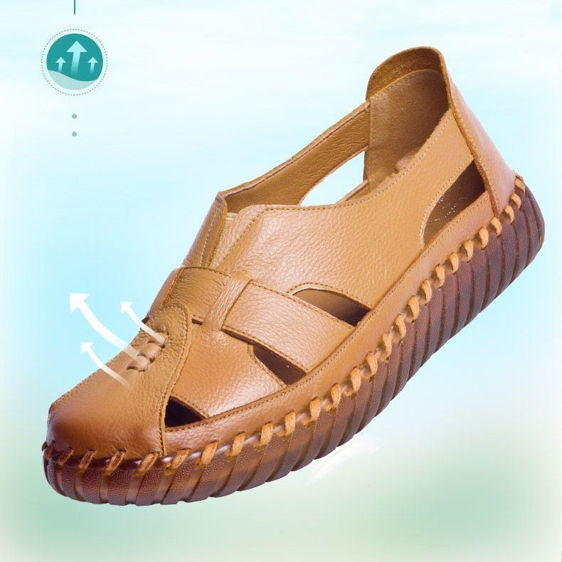 Women's Soft Breathable PU Leather Sandals