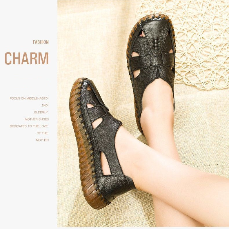 Women's Soft Breathable PU Leather Sandals