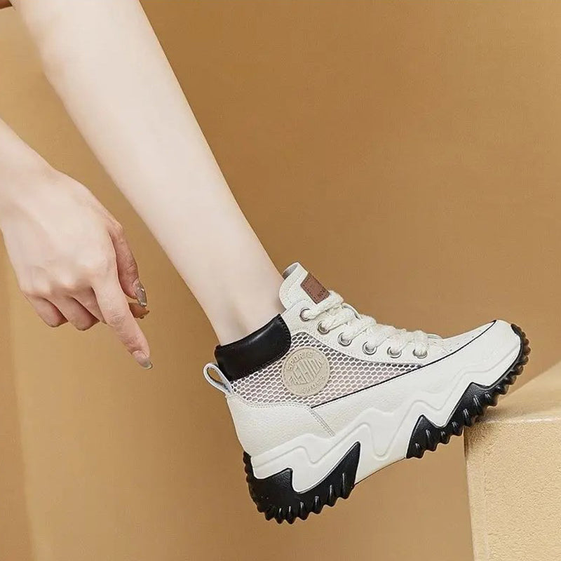 Women's Thick Sole Mesh Sneakers