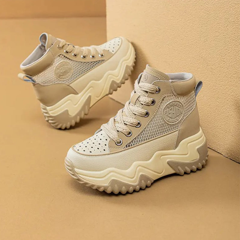 Women's Thick Sole Mesh Sneakers