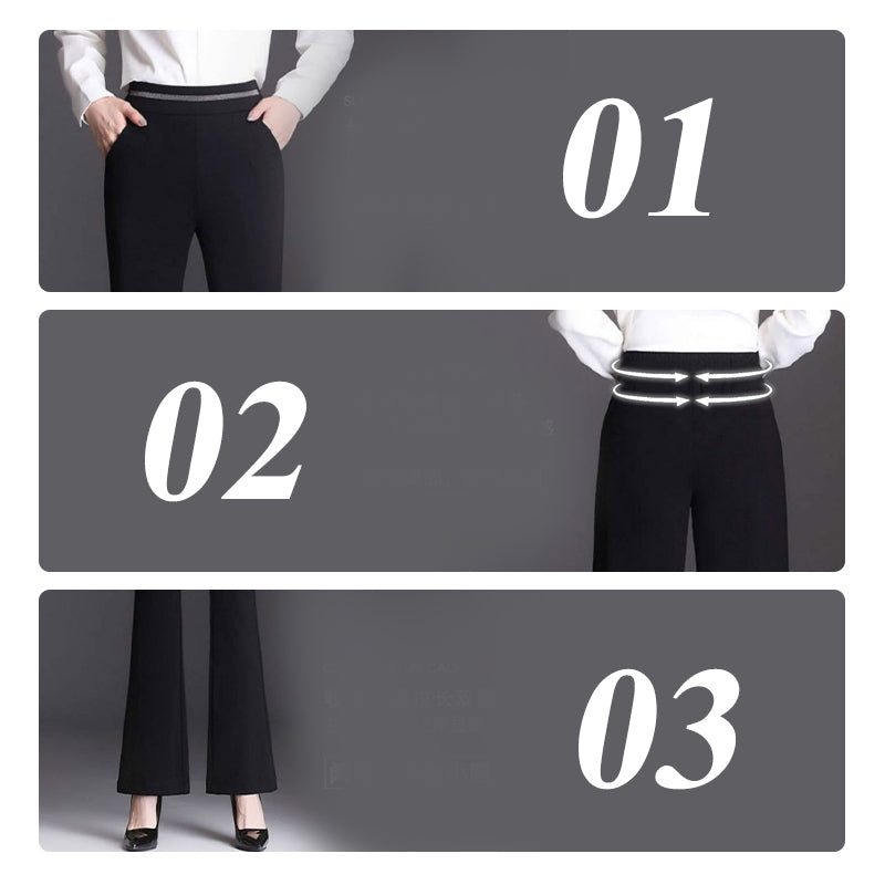 ⏳ Limited time 50% off! 💥Women's Casual High Waisted Flared Pants(The more you buy, the higher the discount)