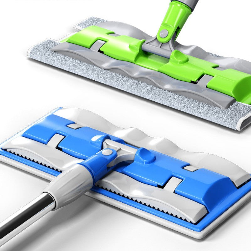 🏆Hot Sale 50% OFF🔥Flat Mop with Stainless Steel Handle with Reusable Washable Mop Cloths
