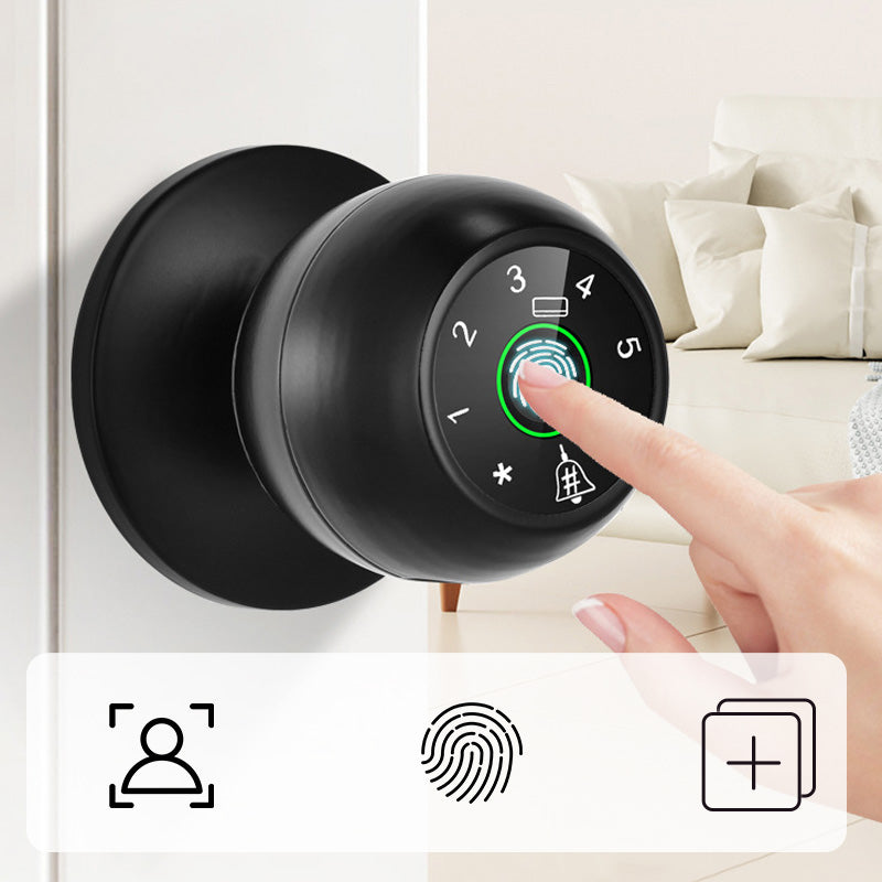 Spherical Multi-Unlock Smart Fingerprint Lock