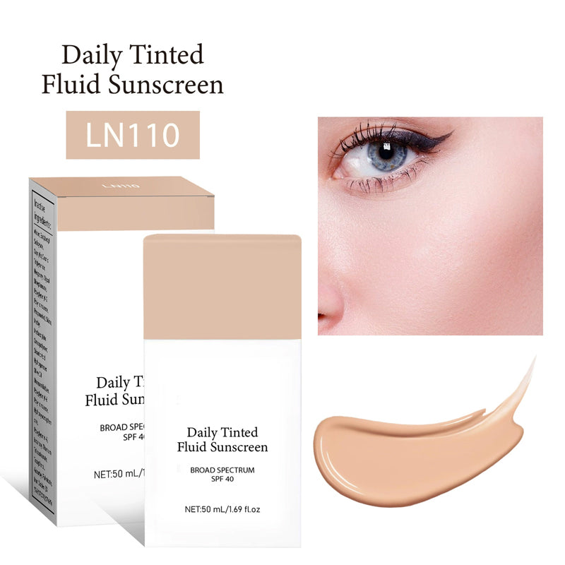 🎁Buy 2 Get 1 Free💕Daily Tinted Fluid Sunscreen Foundation