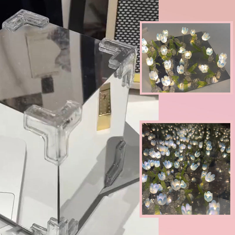 Specials 50% OFF🎁🎄Magic Cube DIY Tulip Mirror Light