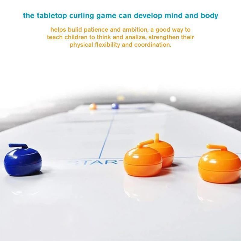 🎅Xmas Hot Sales  🔥 New Tabletop Family Curling Game