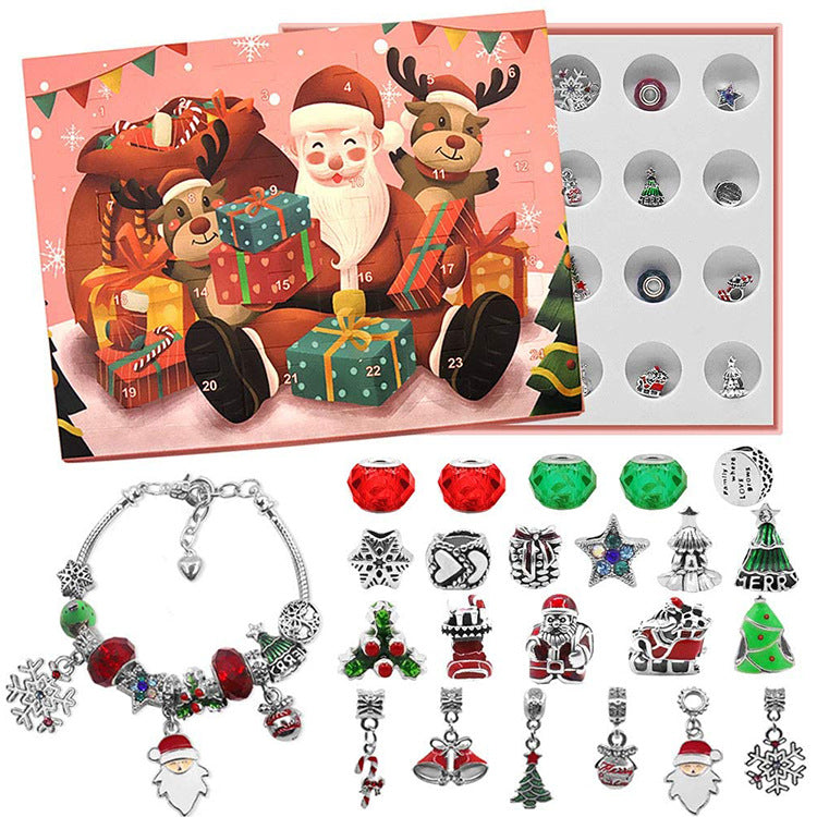 🎅Christmas Gift idea 49%OFF -🎁DIY Christmas Advent Calendar Bracelets Set