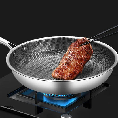 👨‍🍳Chef's Choice🔥Non-Stick Stainless Steel Pan🍳