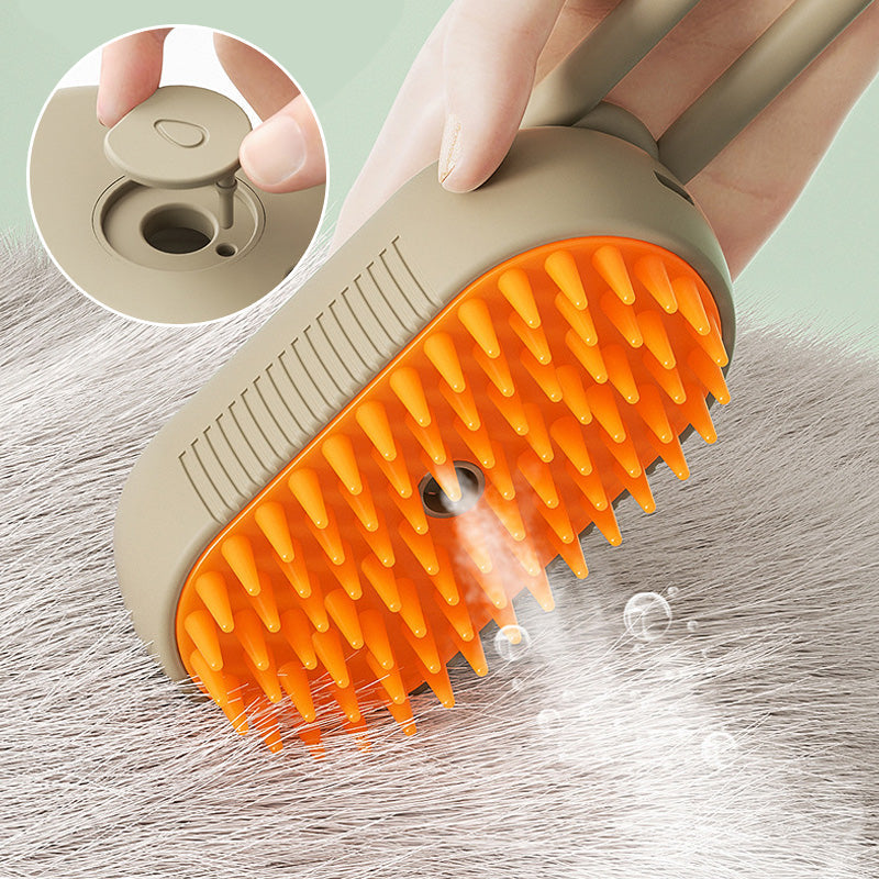 [Perfect Pet Gift] Multi-Function Spray & Massage Grooming Comb