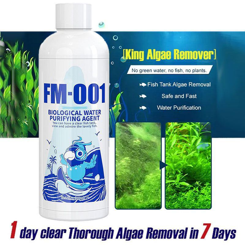 🐠 Half Price for a Limited Time 💦 Fish Tank Water Purifier Algaecide