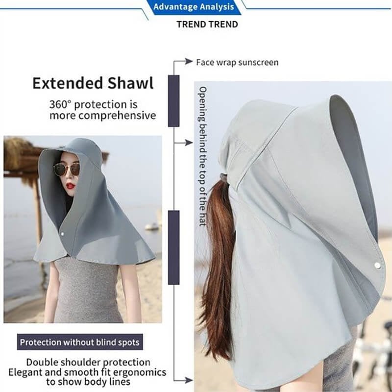 Fashion Ladies UV Protection Bucket Hat（50% OFF）