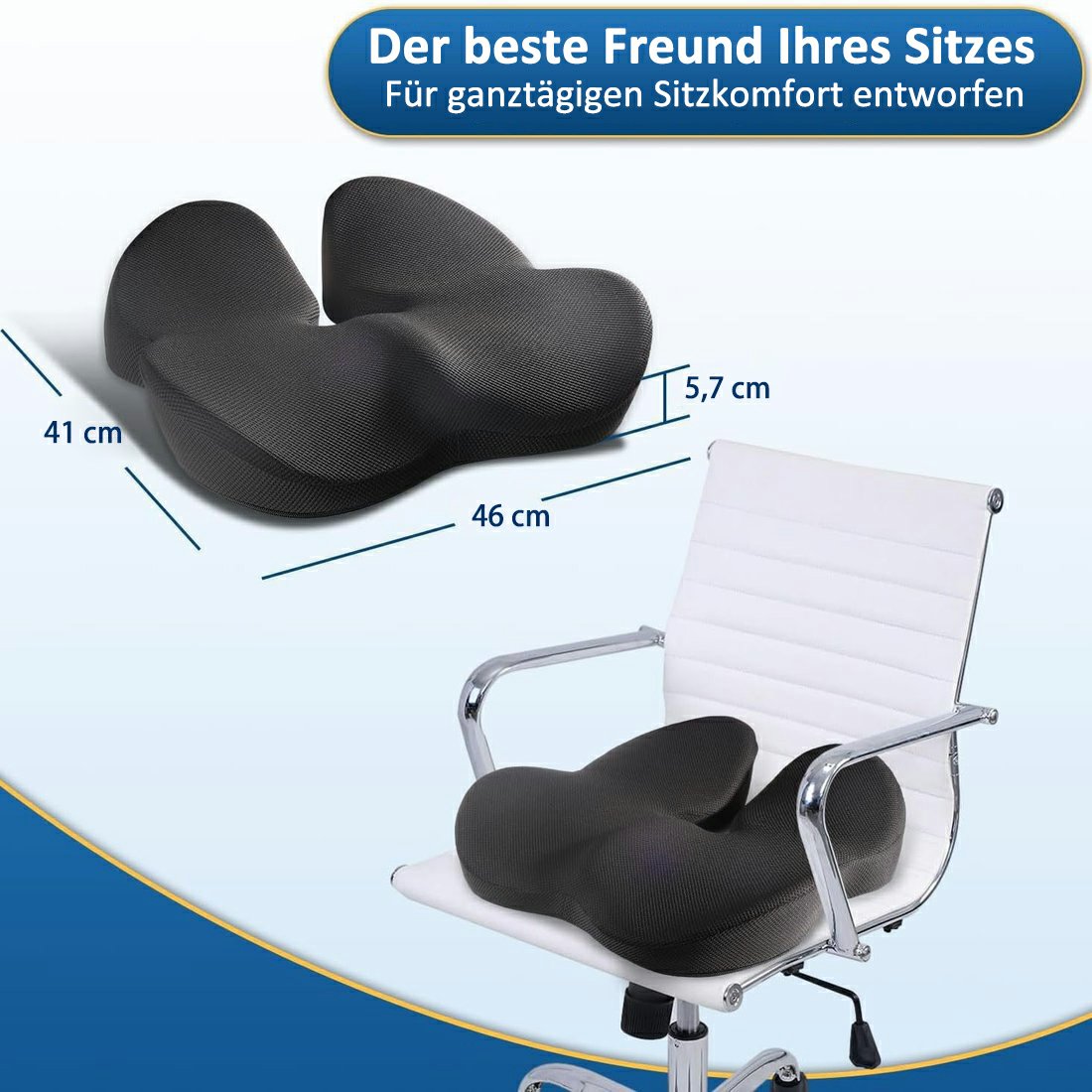 🎁LAST DAY 50％ DISCOUNT🔥Ergonomic seat cushion made from memory foam