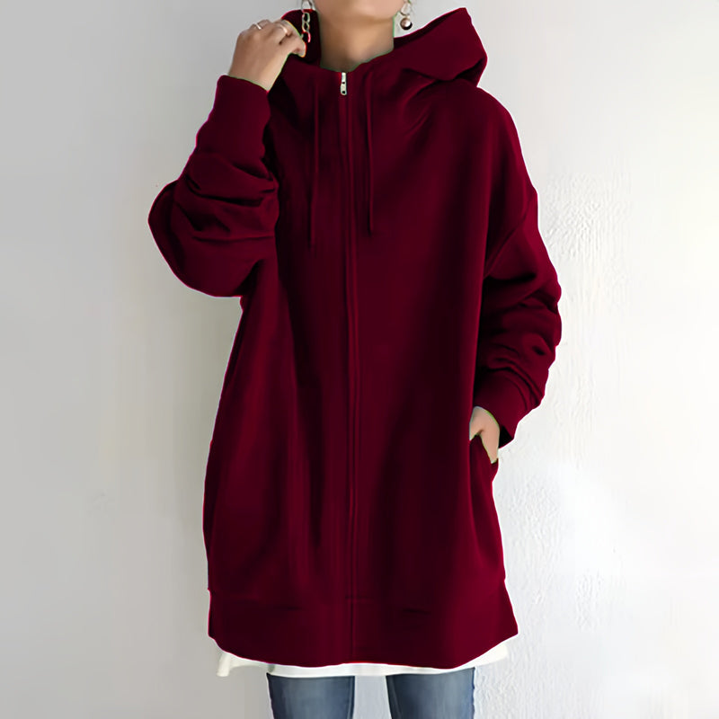 💥Limited Time Special Offer 50% off🔥Women's Autumn/Winter Zipper Hooded Sweater