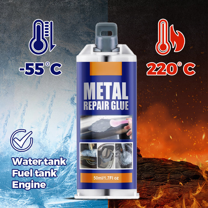 🔥New Year Promotion-Metal Repair Glue🔥High strength, Waterproof, Heat resistant💪