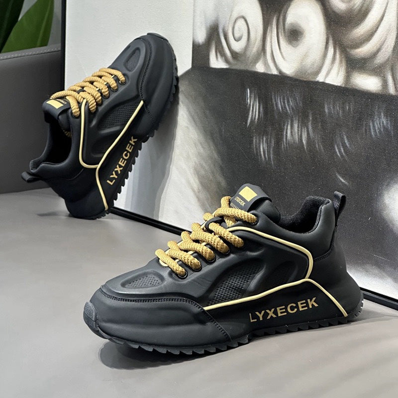 🔥Novo estilo 2024💥Sapatos leves, respiráveis, com absorção de choque e sola grossa para homens