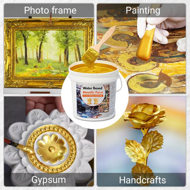 🔥🖤Black Friday Hot Sale 50% OFF🔥Water Based Gold Leaf Paint For Art, Painting, Handcrafts