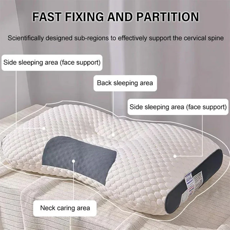 Antibacterial Neck Support Sleep-Aid Massage Pillow