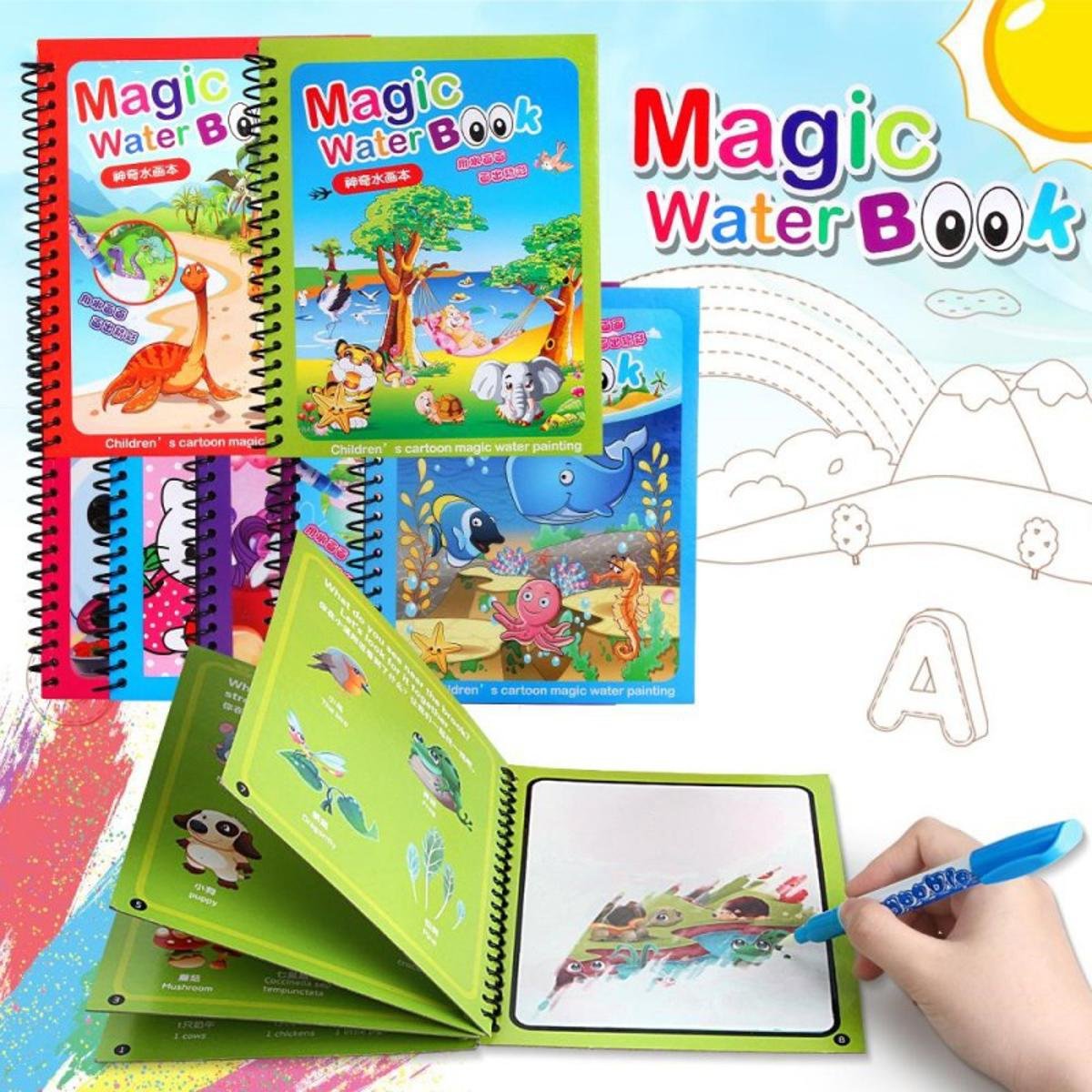 ✨️LAST DAY PROMOTION 49% OFF✨️Magic Water Book📚️🎨🧠