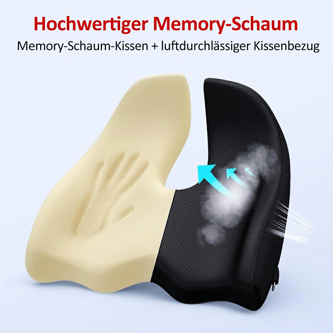 🎁LAST DAY 50％ DISCOUNT🔥Ergonomic seat cushion made from memory foam