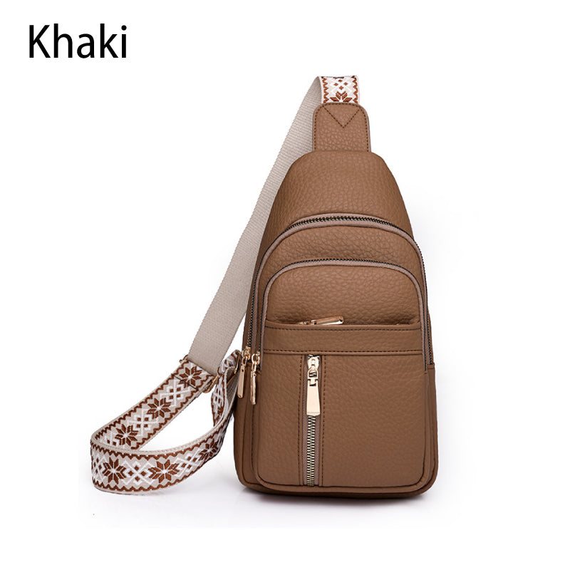 🔥50% OFF🔥Women's Vintage PU Leather Chest Bag