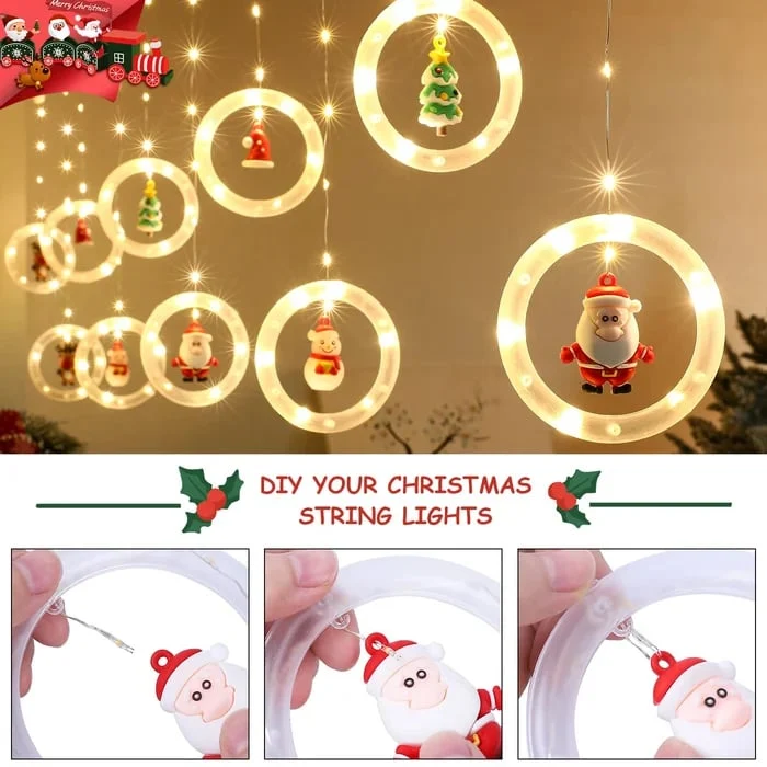 🎅Early Christmas Sale-🎄Christmas Decor Ring Lights