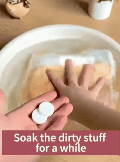 Pastilhas de limpeza multifuncionais com bioenzimas