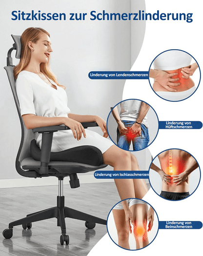 🎁LAST DAY 50％ DISCOUNT🔥Ergonomic seat cushion made from memory foam