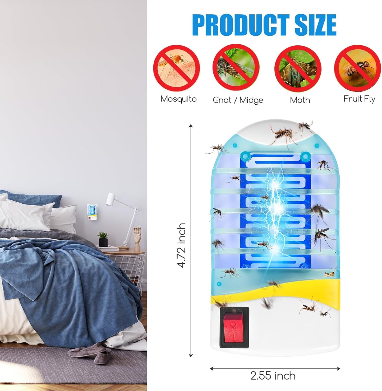 🔥LAST DAY🔥 -🦟Indoor Plug in Mosquito Killer Trap