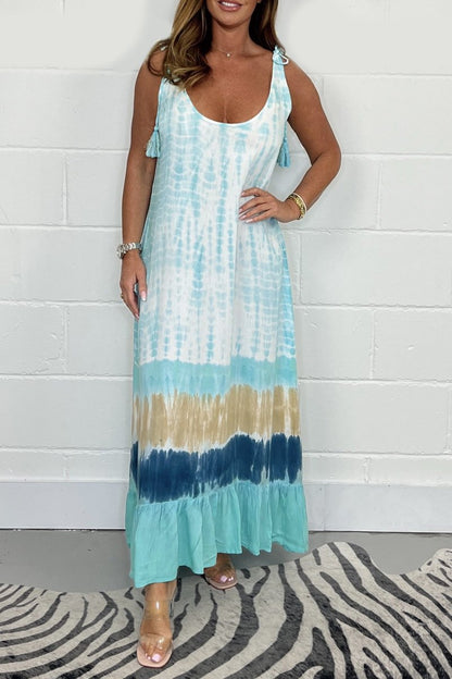 🔥Summer Sale 49% OFF💝Tye Dye Maxi Dress👍Handmade