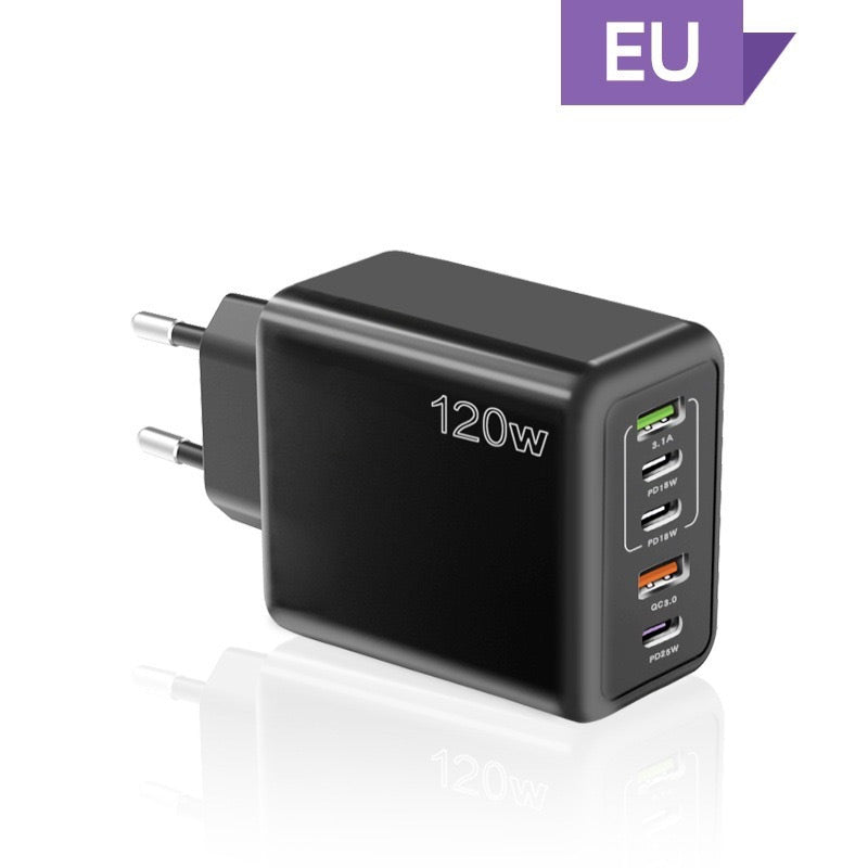 120W Fast Charger with 5 Ports⚡