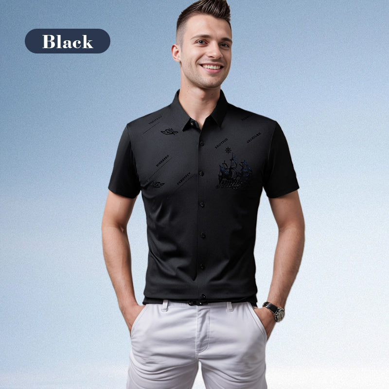 🔥Hot Sale (50% off)🔥Men's Business Short Sleeves Button Down Shirt