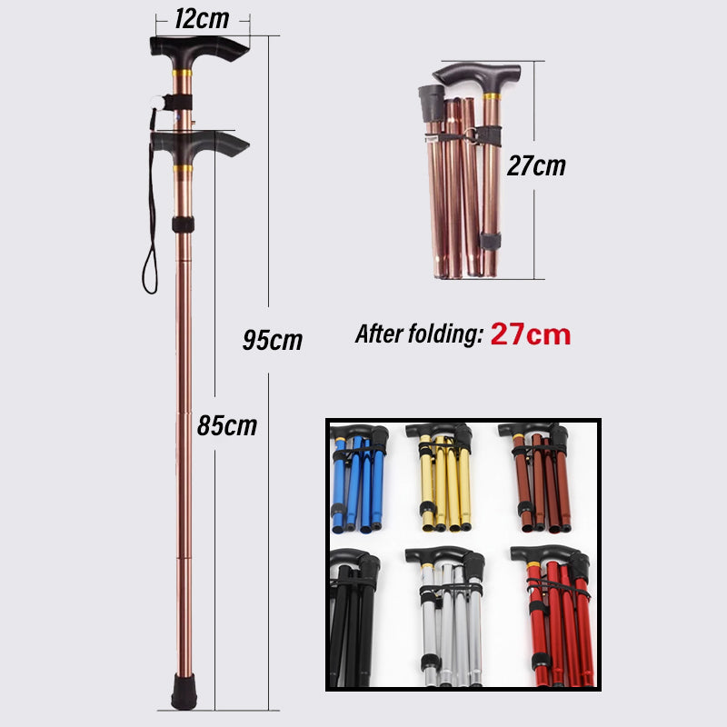 Aluminum Alloy Collapsible Trekking Pole