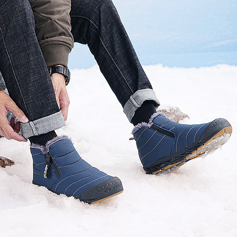 🎅Christmas Pre-sale🎁Winter Warm Faux Fur Lined Waterproof Outdoor Snow Boots