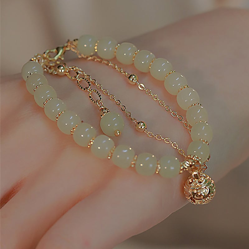 🎅🎁Ideal Gift - Elegant Faux Jade Bracelet