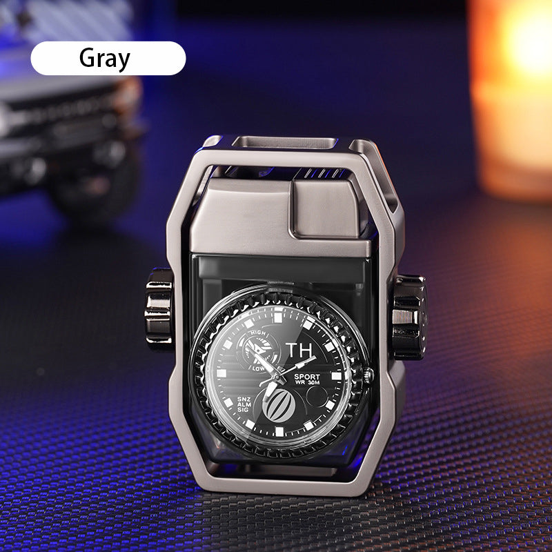 🔥Hot Sale🔥Windproof Watch Lighter with Decompression Gyro Design