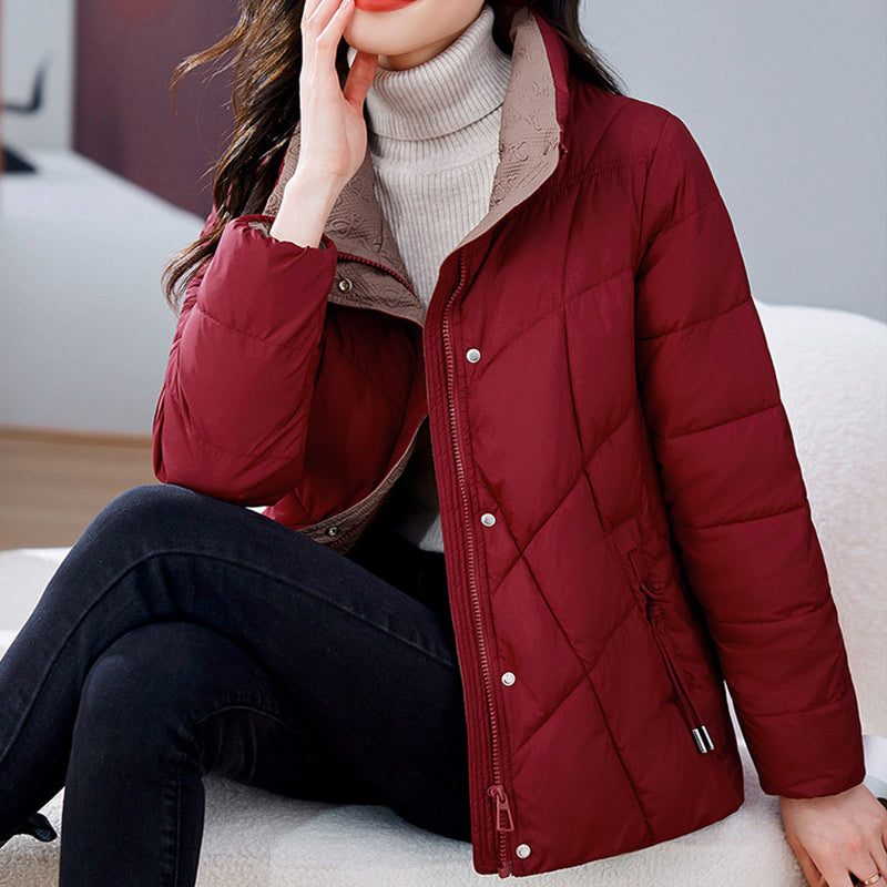 Women's Stand Collar Winter Quilted Jacket