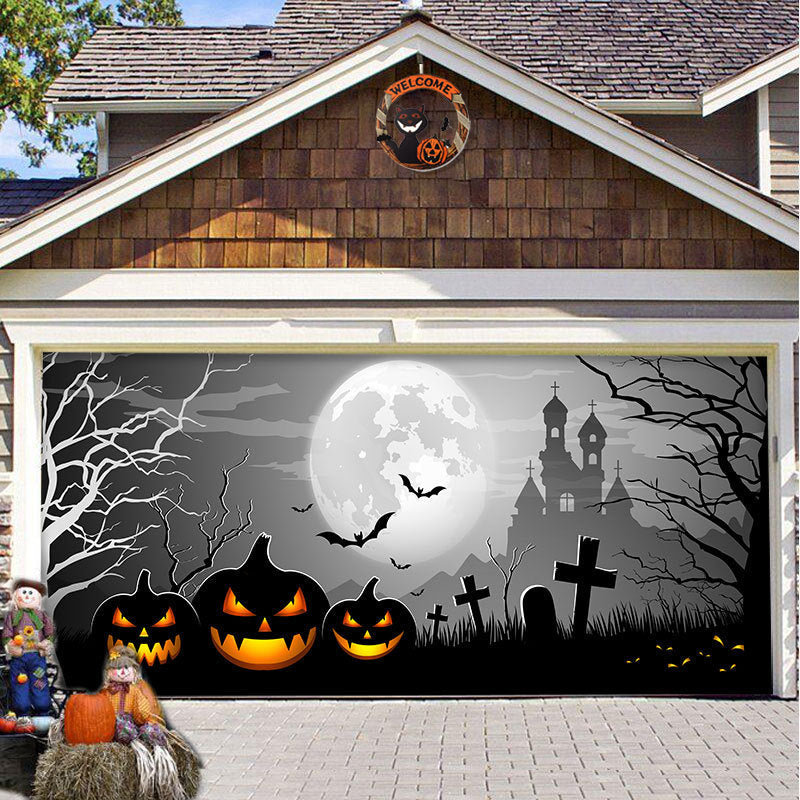 (🎃Early Halloween Sale 49% OFF🎃) - Halloween 2024 Garage Door Decoration