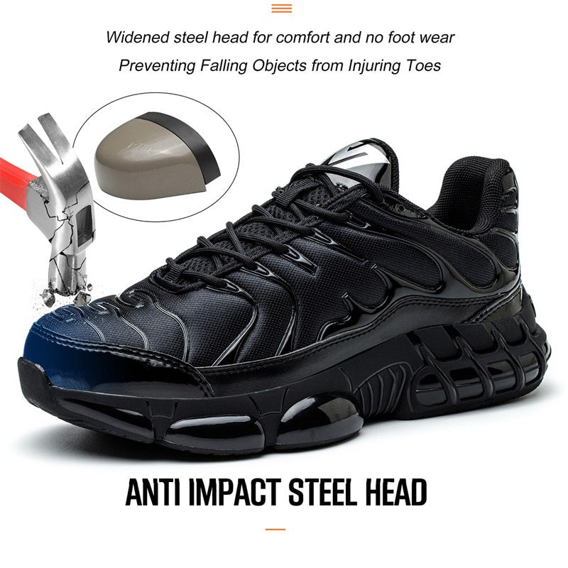 Lightweight Indestructible Non-Slip Steel-Toe Shoes